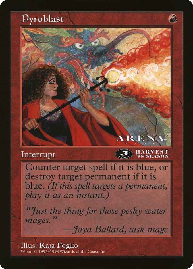 Pyroblast card front