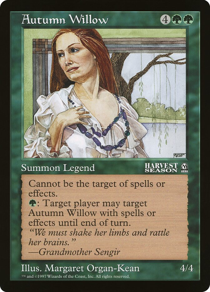 Autumn Willow card front