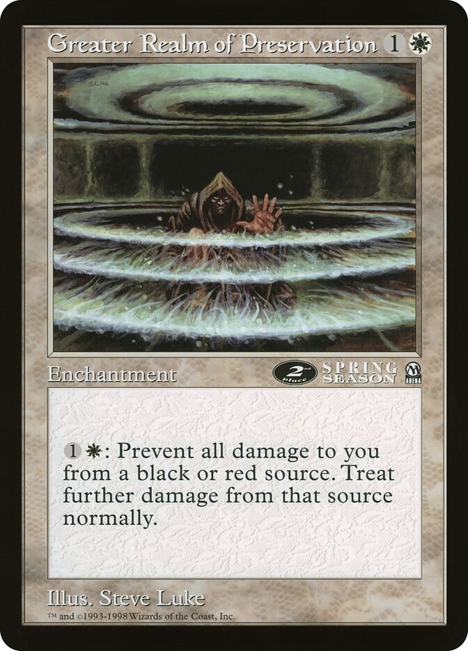 Greater Realm of Preservation card front