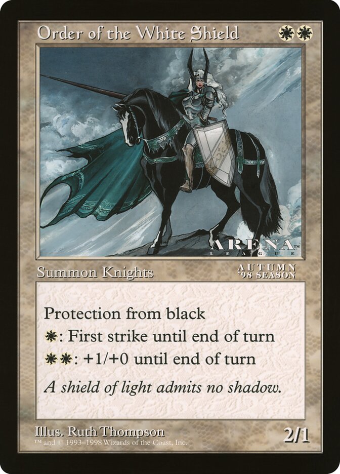 Order of the White Shield card front