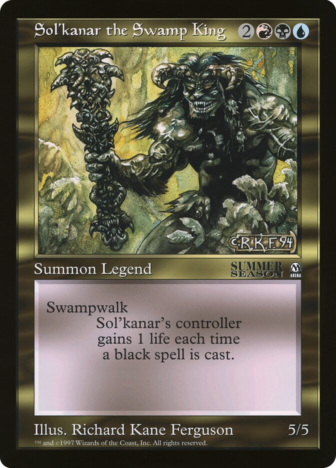Sol'kanar the Swamp King card front