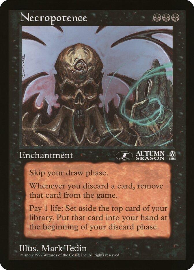 Necropotence card front