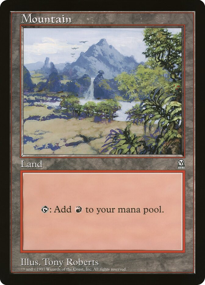 Mountain card front