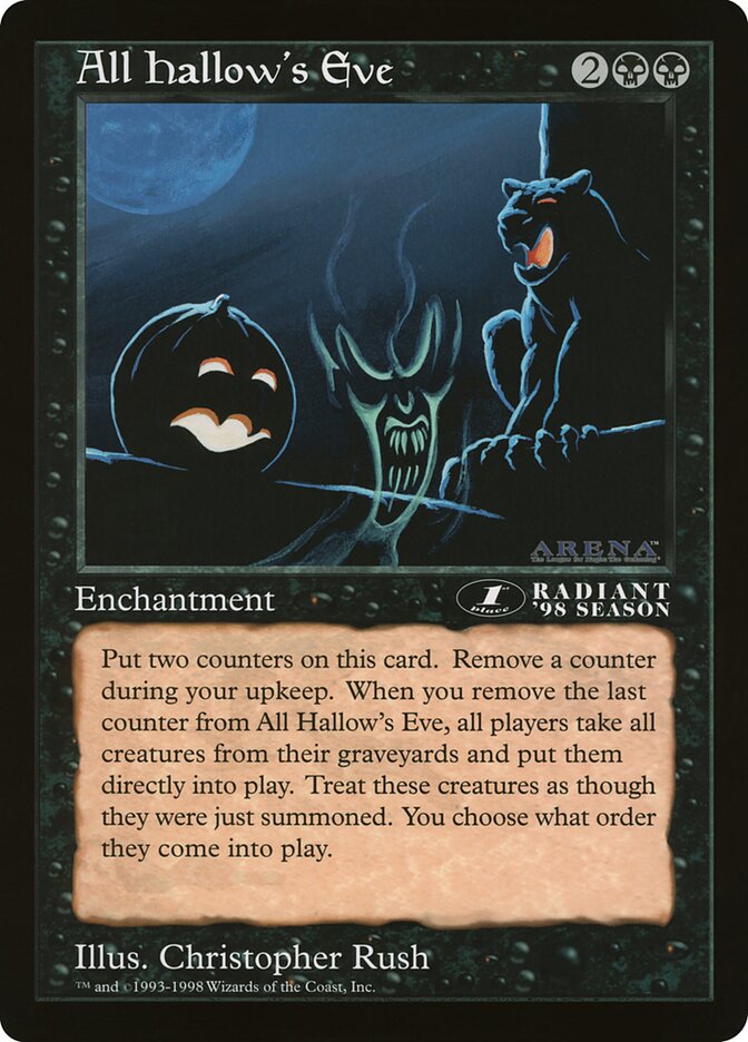 All Hallow's Eve card front