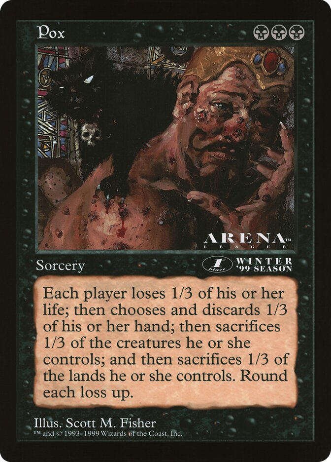 Pox card front