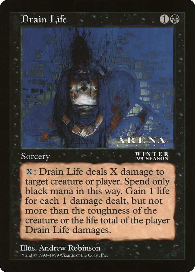Drain Life card front