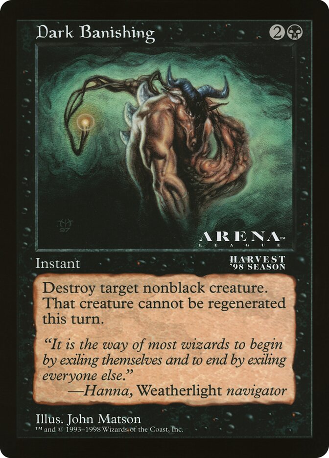 Dark Banishing card front