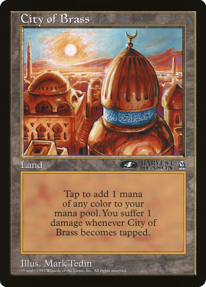 City of Brass card front