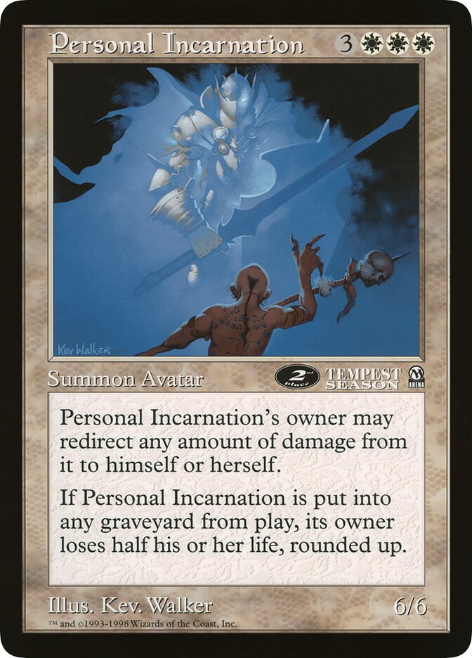 Personal Incarnation card front