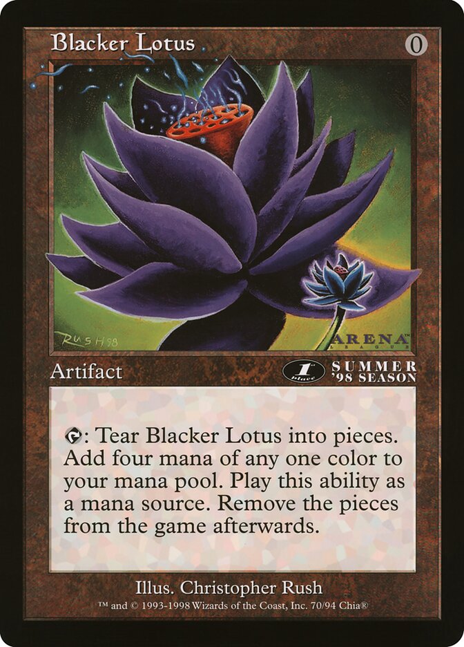 Blacker Lotus card front