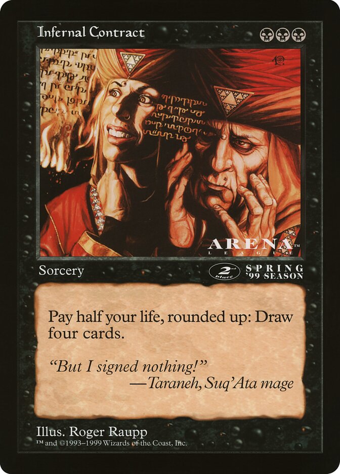 Infernal Contract card front