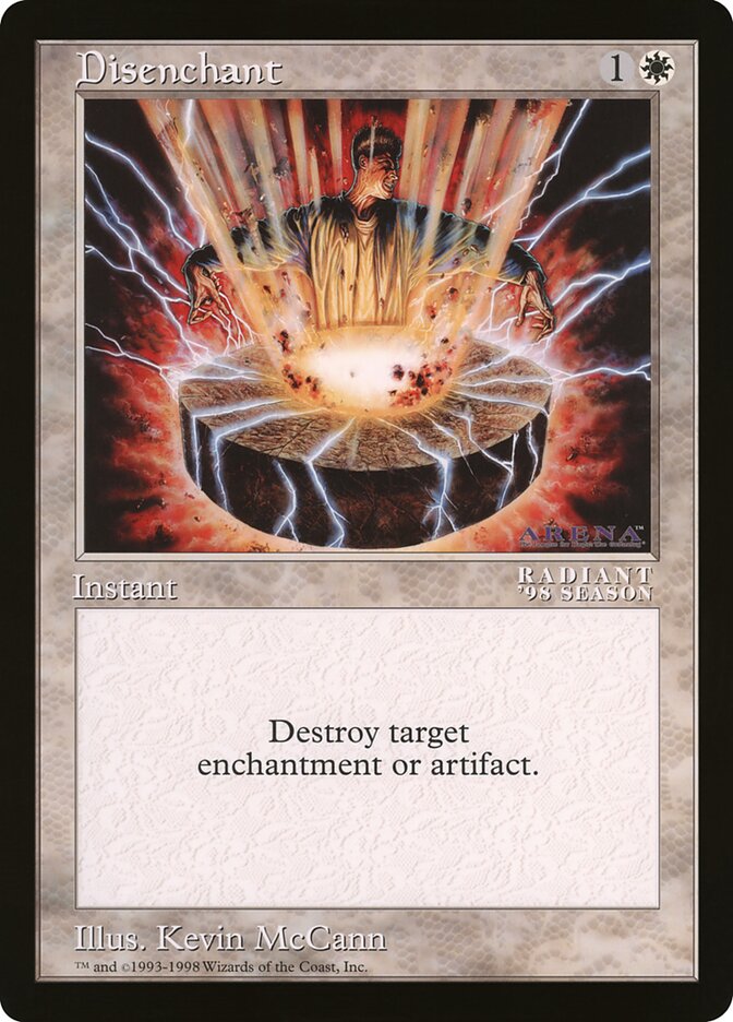 Disenchant card front