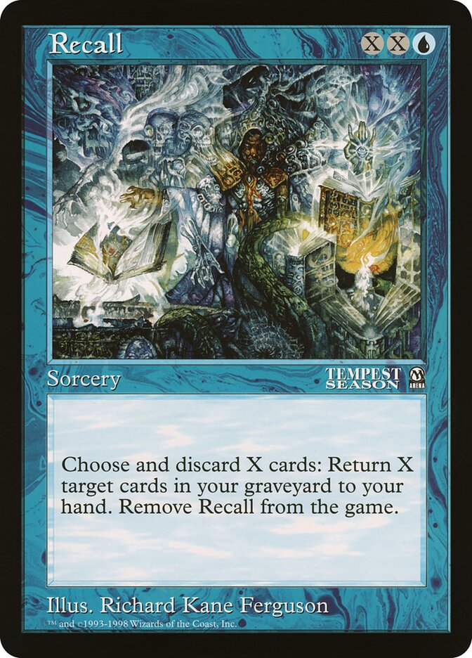Recall card front