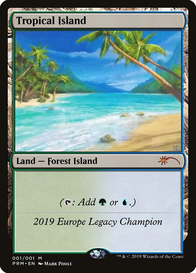 Tropical Island card front