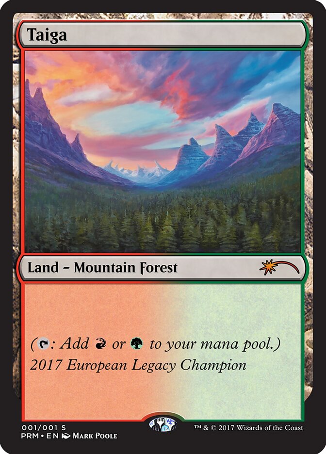 Taiga card front