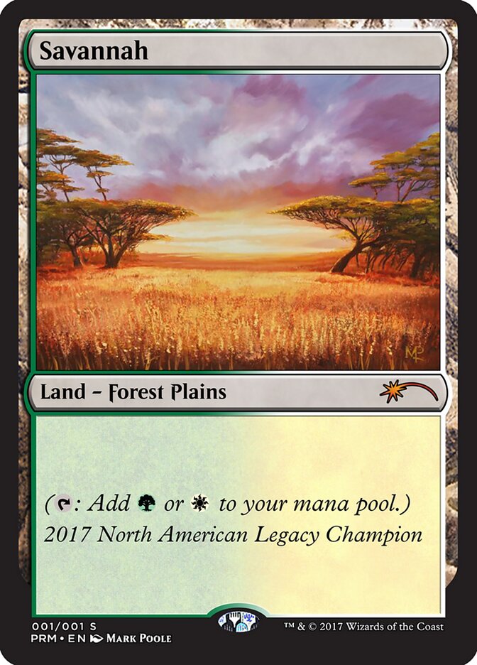 Savannah card front