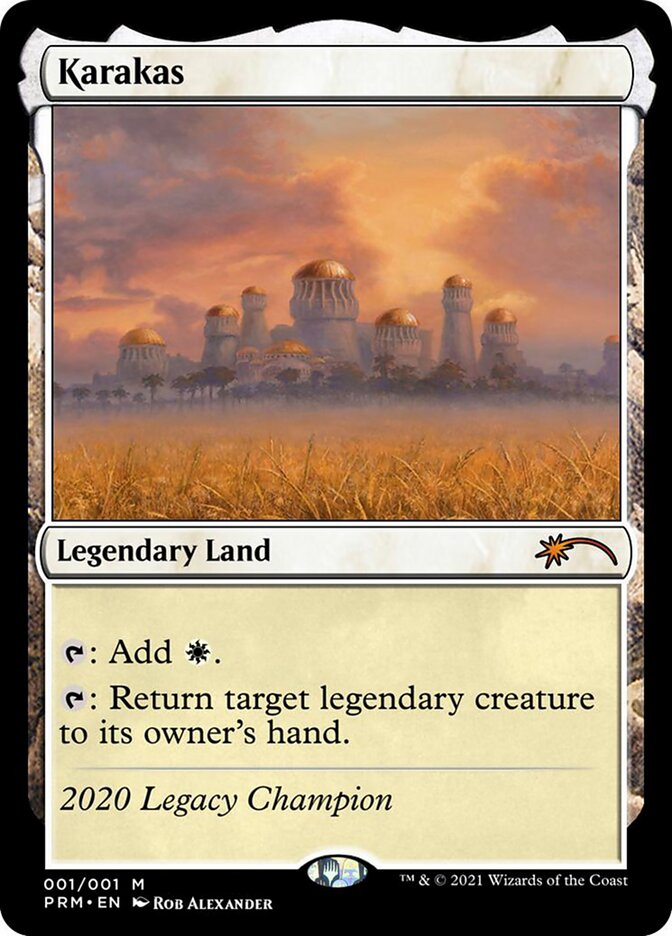 Karakas card front