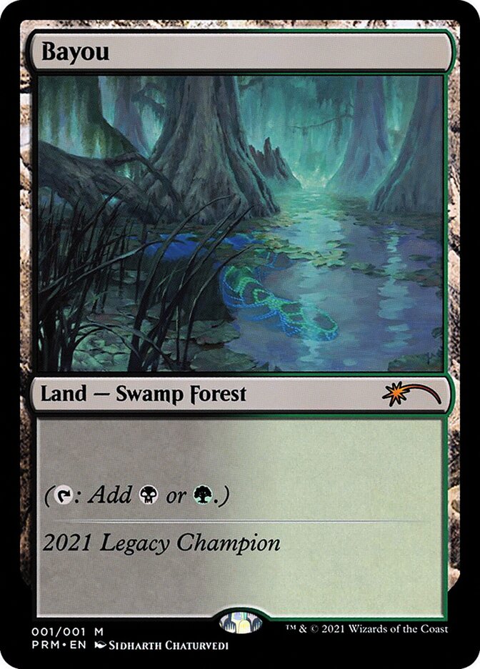 Bayou card front
