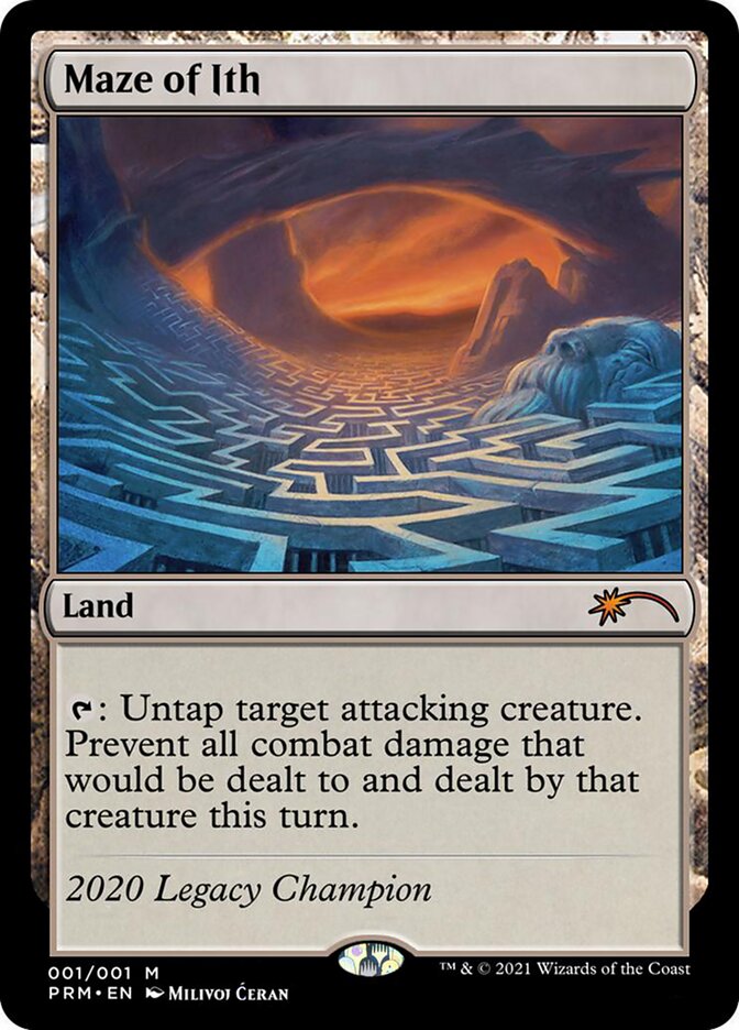 Maze of Ith card front