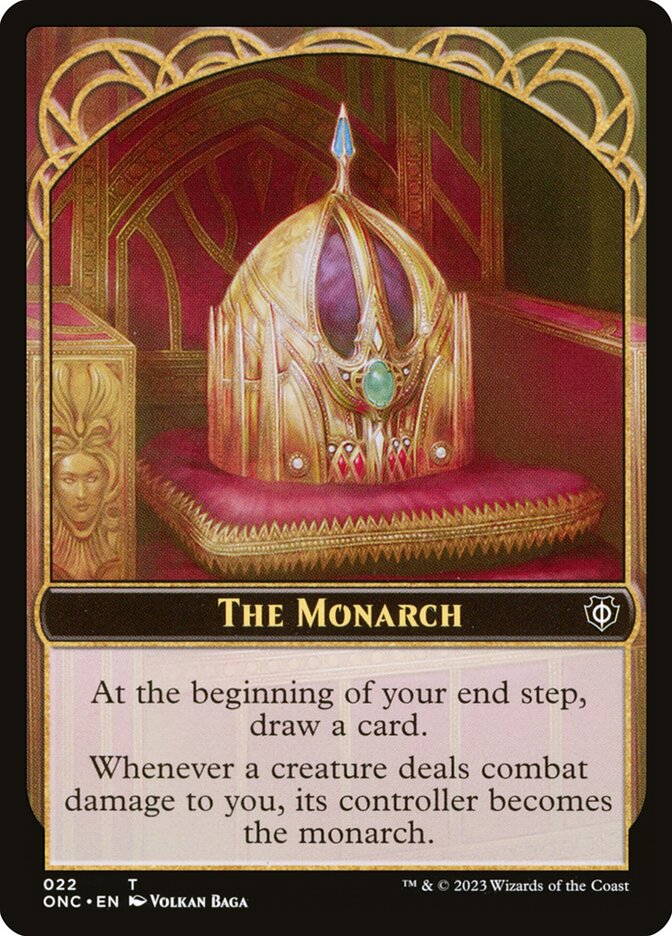 The Monarch card front
