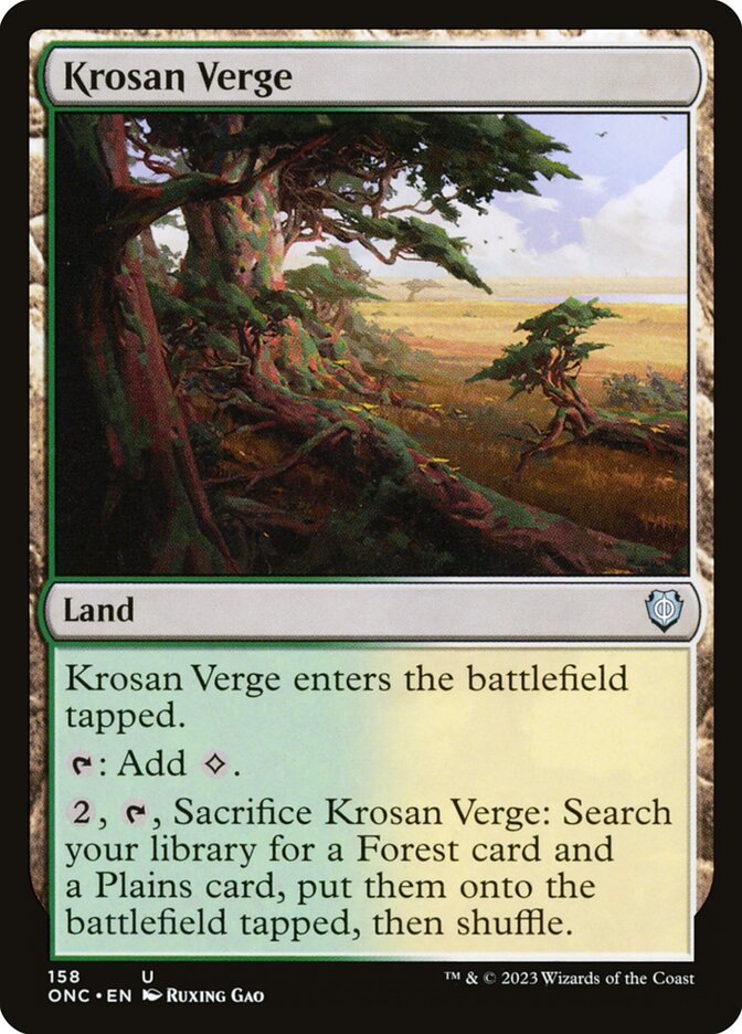 Krosan Verge card front