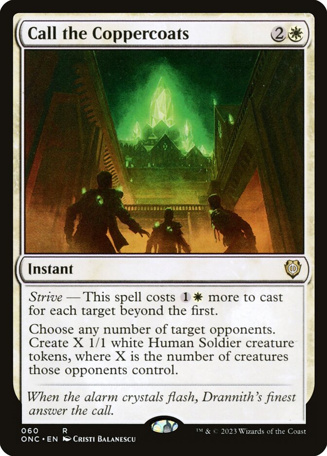 Call the Coppercoats card front