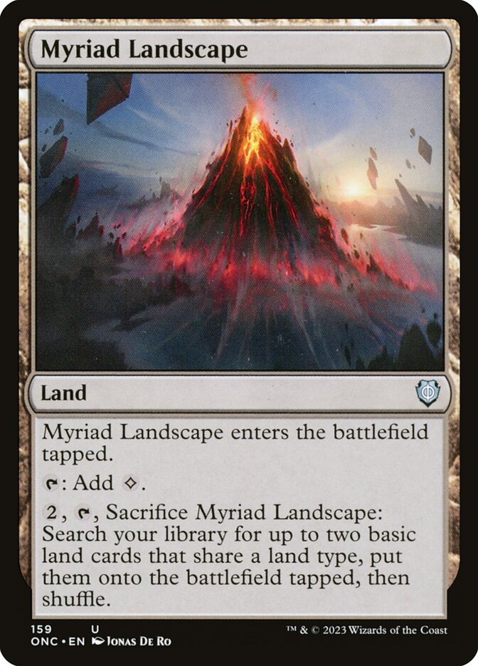 Myriad Landscape card front