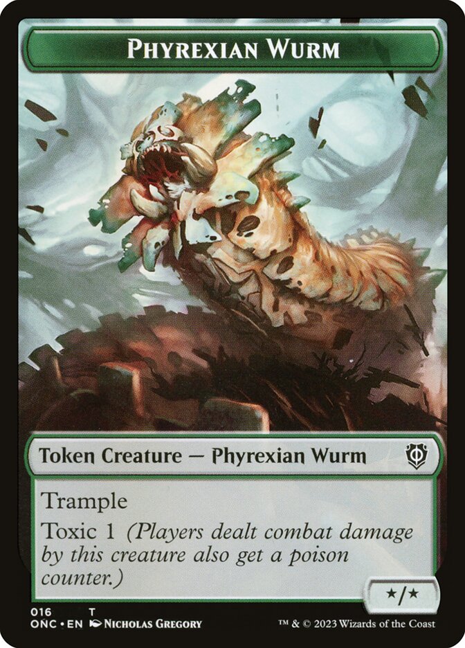 Phyrexian Wurm card front