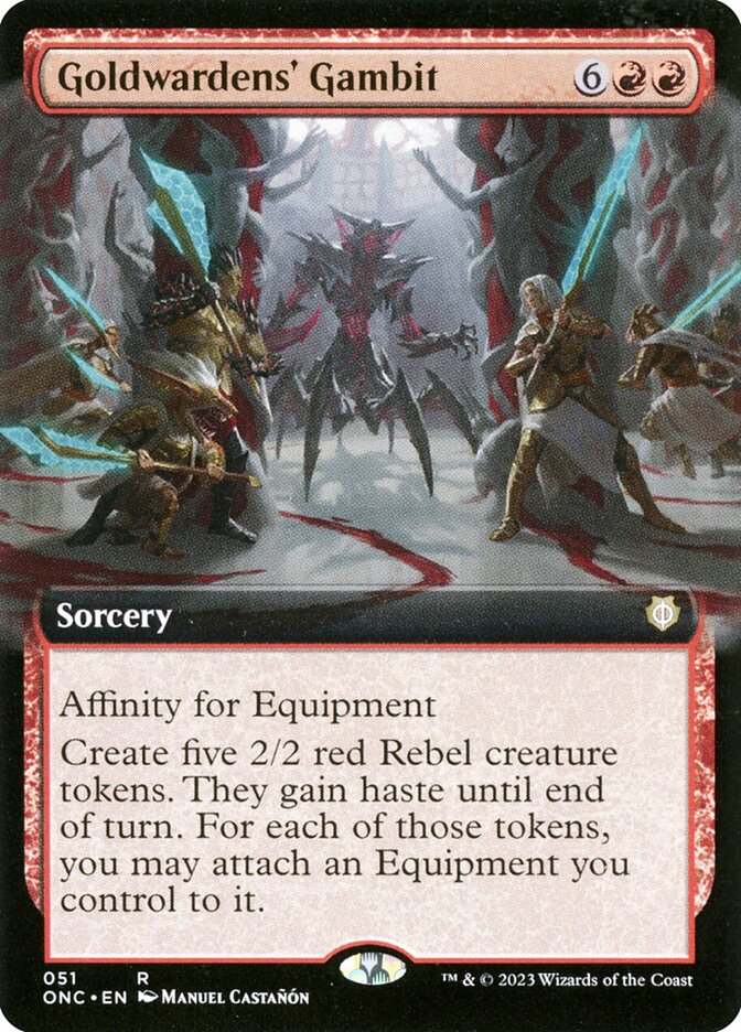 Goldwardens' Gambit card front