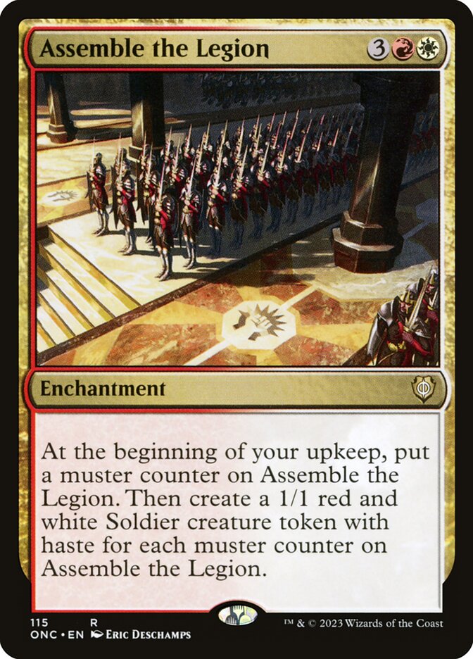 Assemble the Legion card front