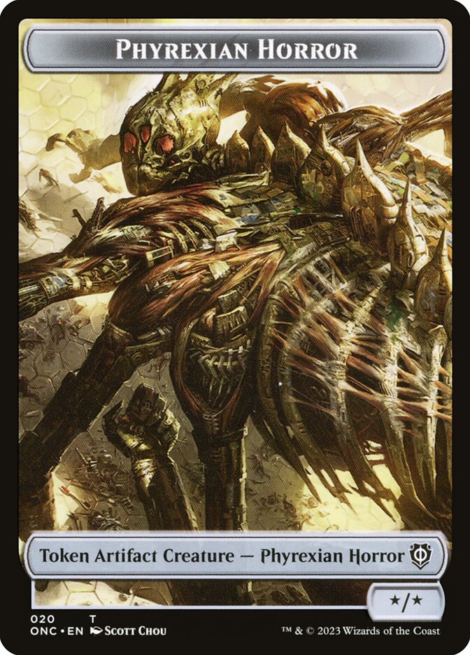 Phyrexian Horror card front