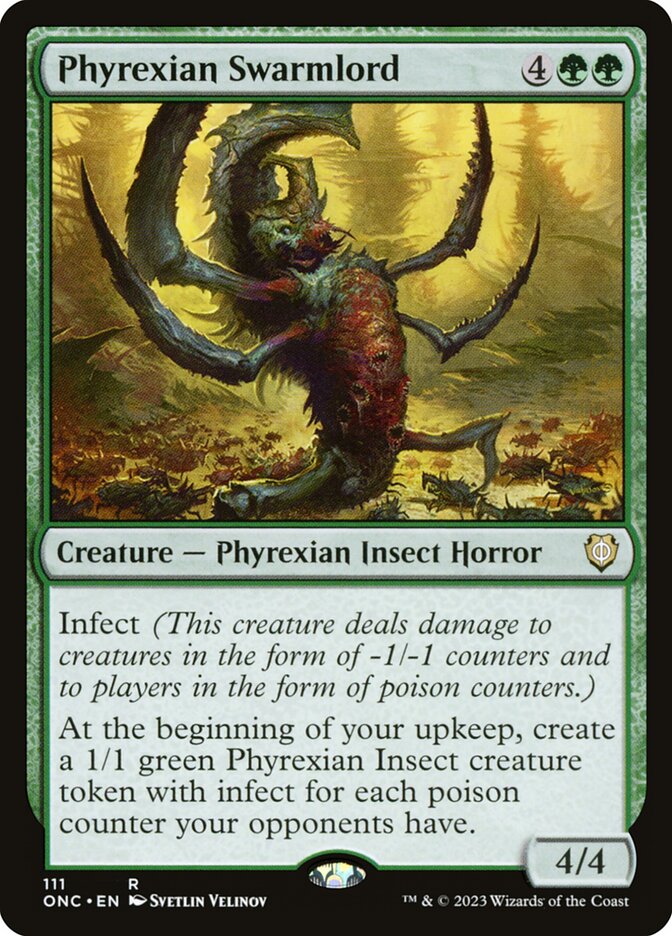 Phyrexian Swarmlord card front