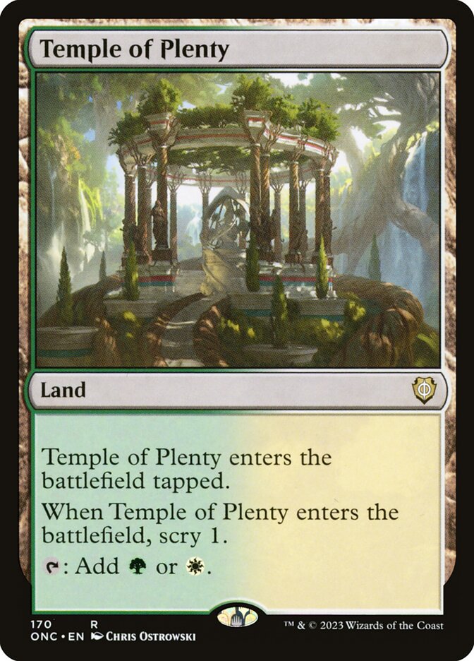 Temple of Plenty card front