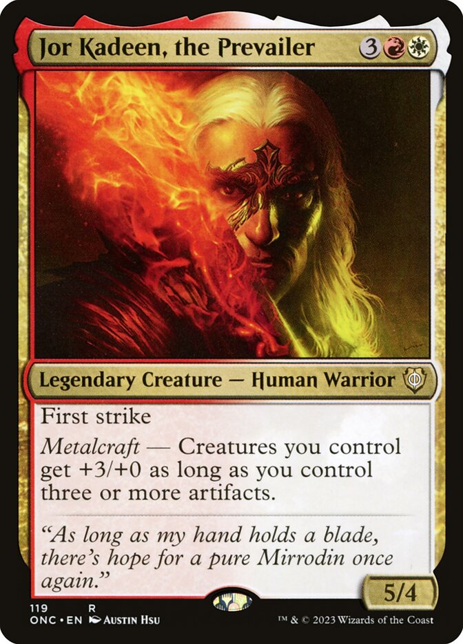 Jor Kadeen, the Prevailer card front