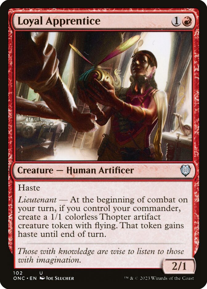Loyal Apprentice card front