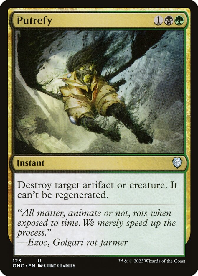 Putrefy card front