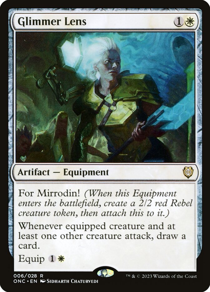 Glimmer Lens card front