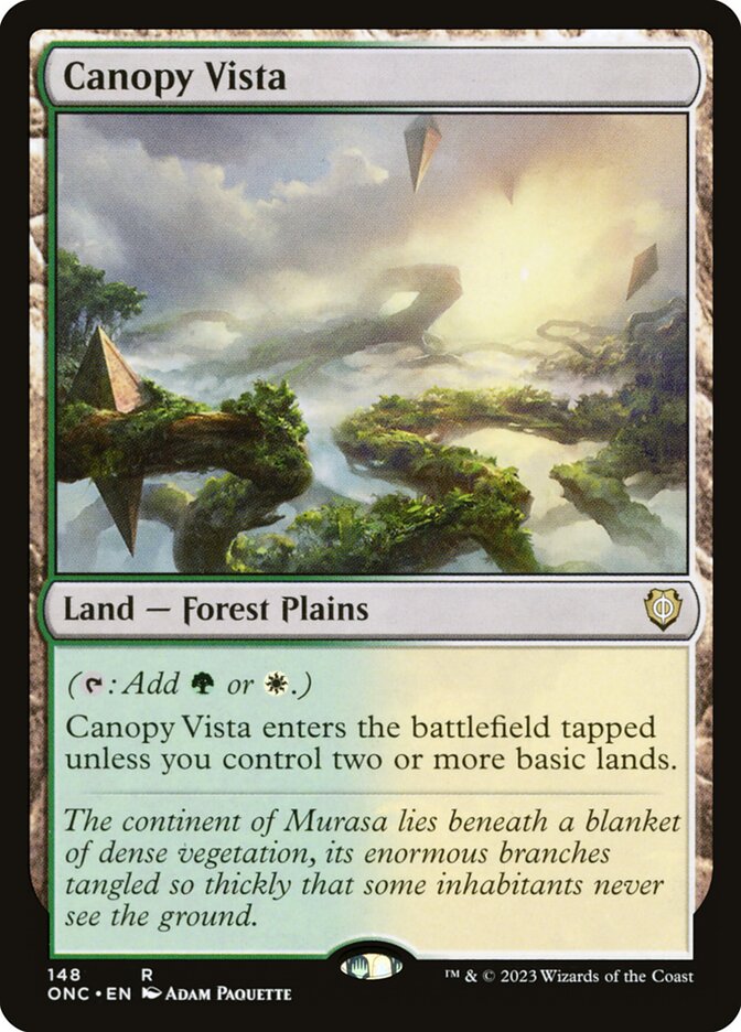 Canopy Vista card front
