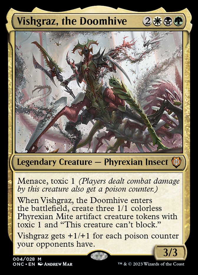 Vishgraz, the Doomhive card front