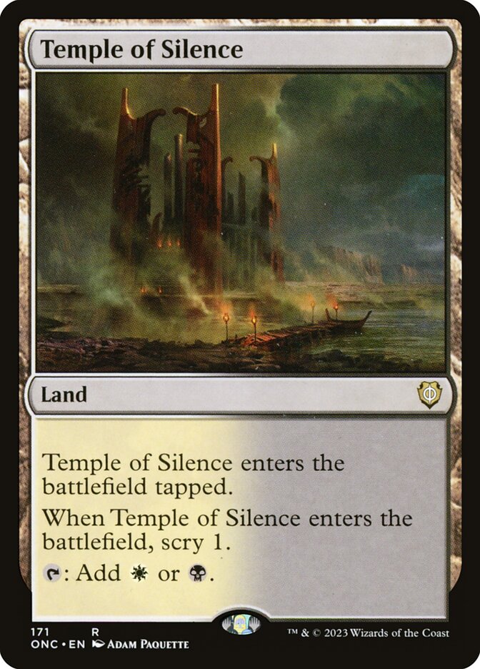 Temple of Silence card front