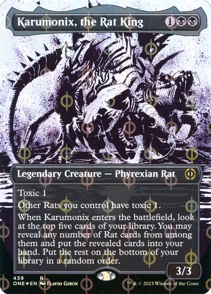 Karumonix, the Rat King card front