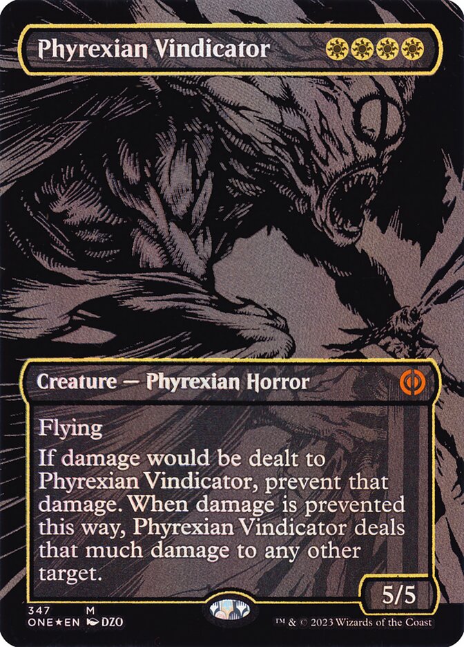 Phyrexian Vindicator card front