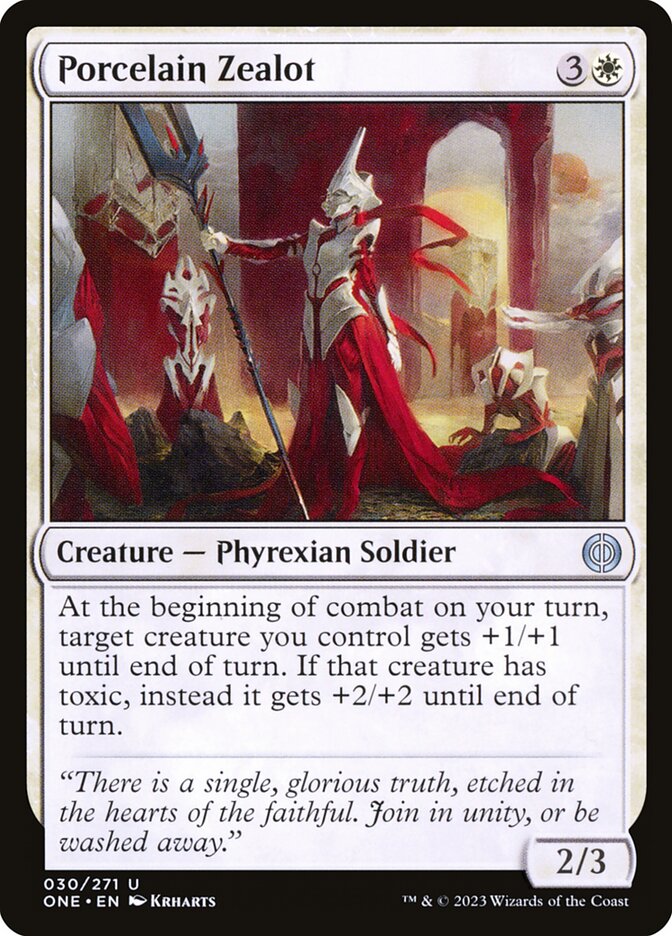 Porcelain Zealot card front