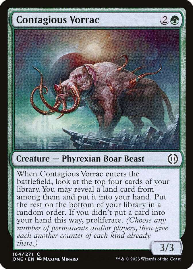 Contagious Vorrac card front