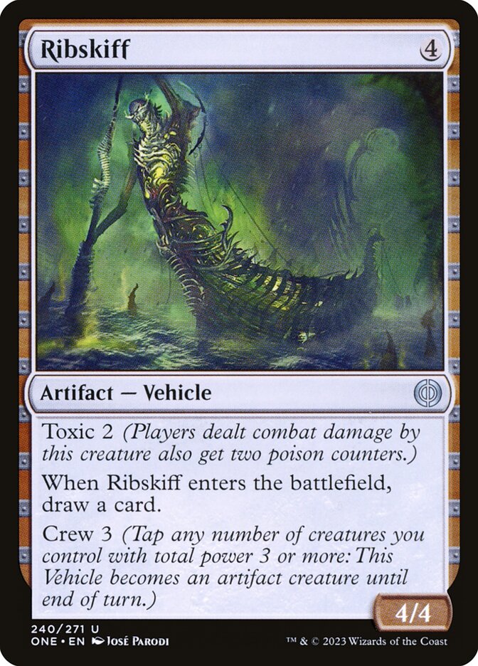 Ribskiff card front