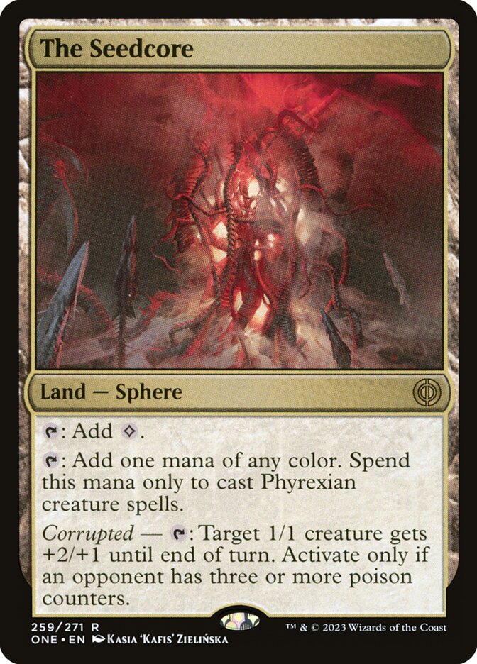 The Seedcore card front