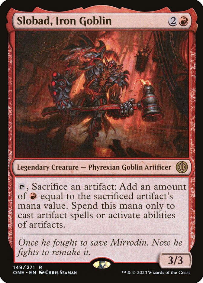 Slobad, Iron Goblin card front