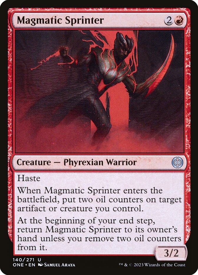 Magmatic Sprinter card front