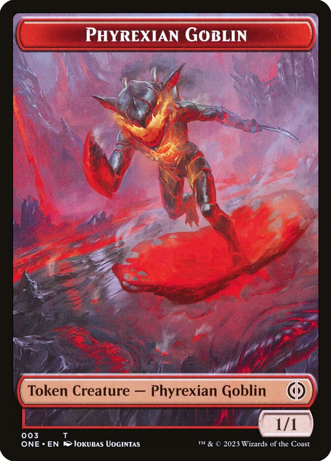 Phyrexian Goblin card front