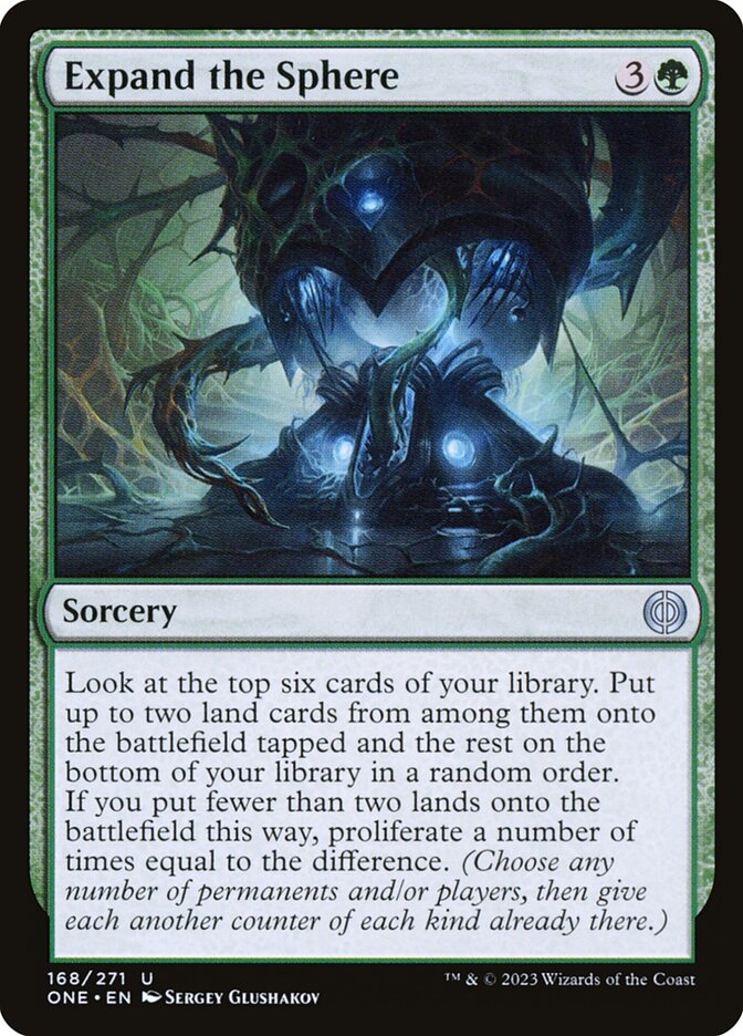 Expand the Sphere card front